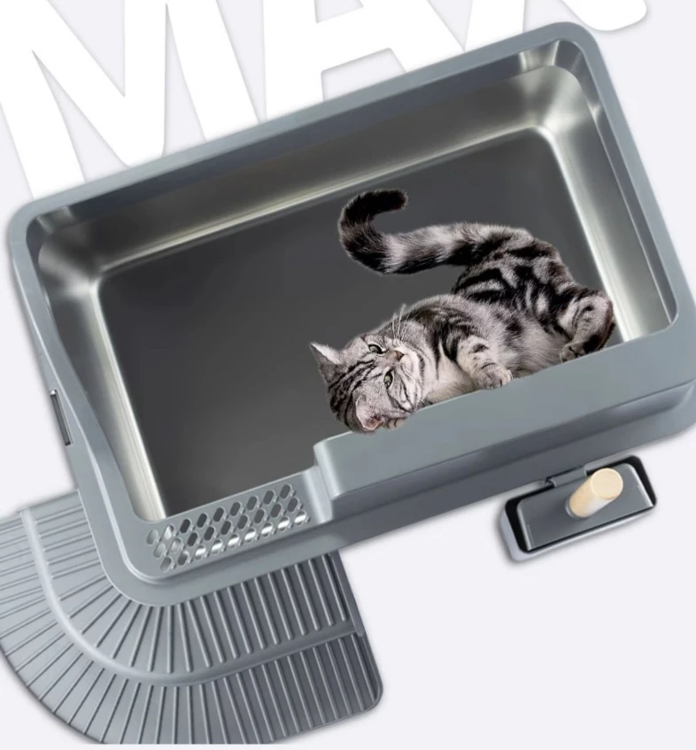 

Stainless Steel Bedpan BoxEasy to CleanSplash-proofLarge SpaceSemi-enclosed Bedpan Box