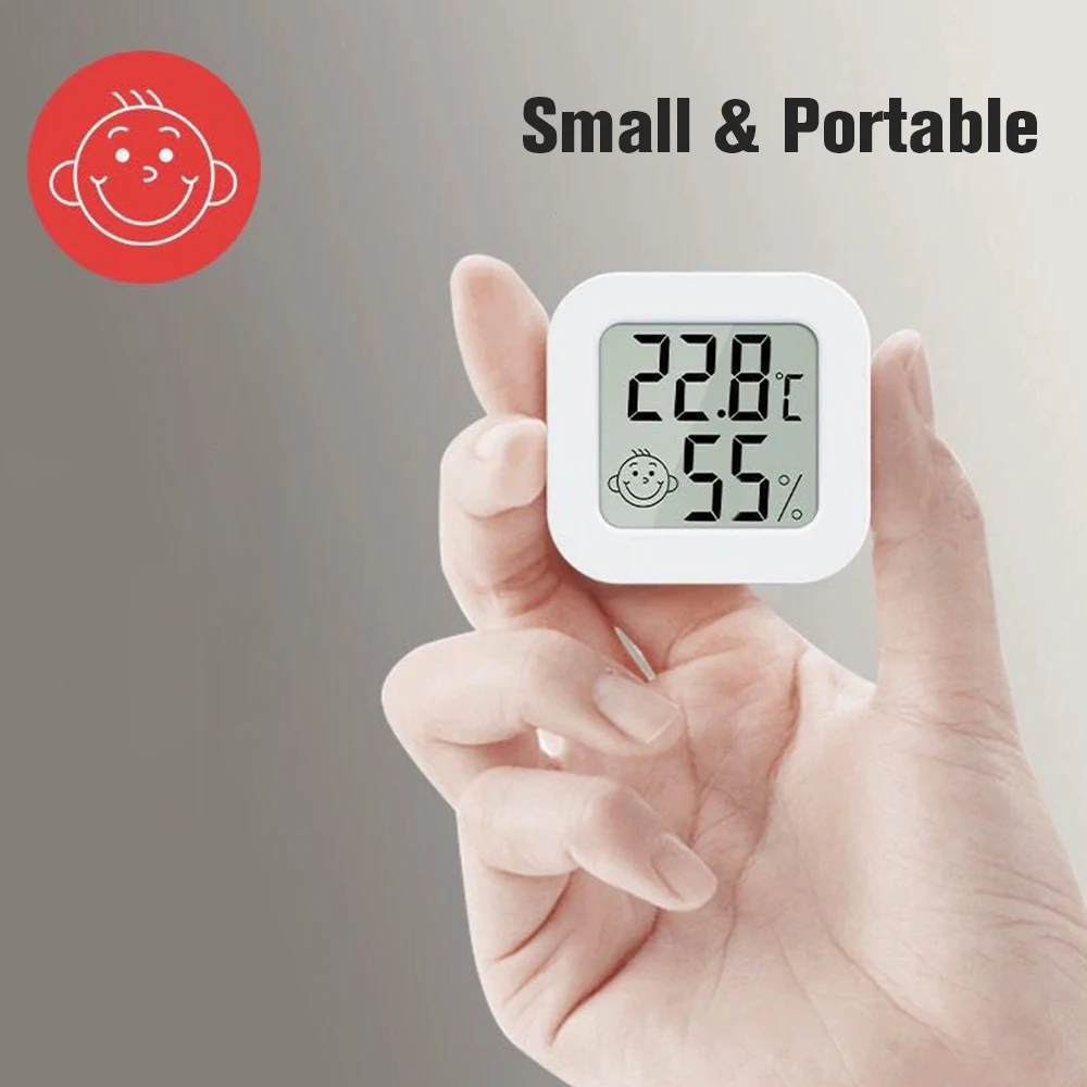 -50℃-70℃ Temperature and Humidity Sensor With Digital LCD Display Indoor Hygrometer Thermometer Detector 10%RH-99%RH