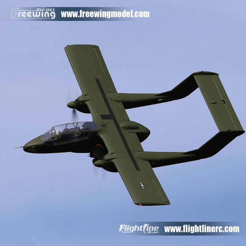 

RC warbird Freewing FlightlineRC OV-10 Bronco 1400mm(55'') Wingspan PNP foam airplane