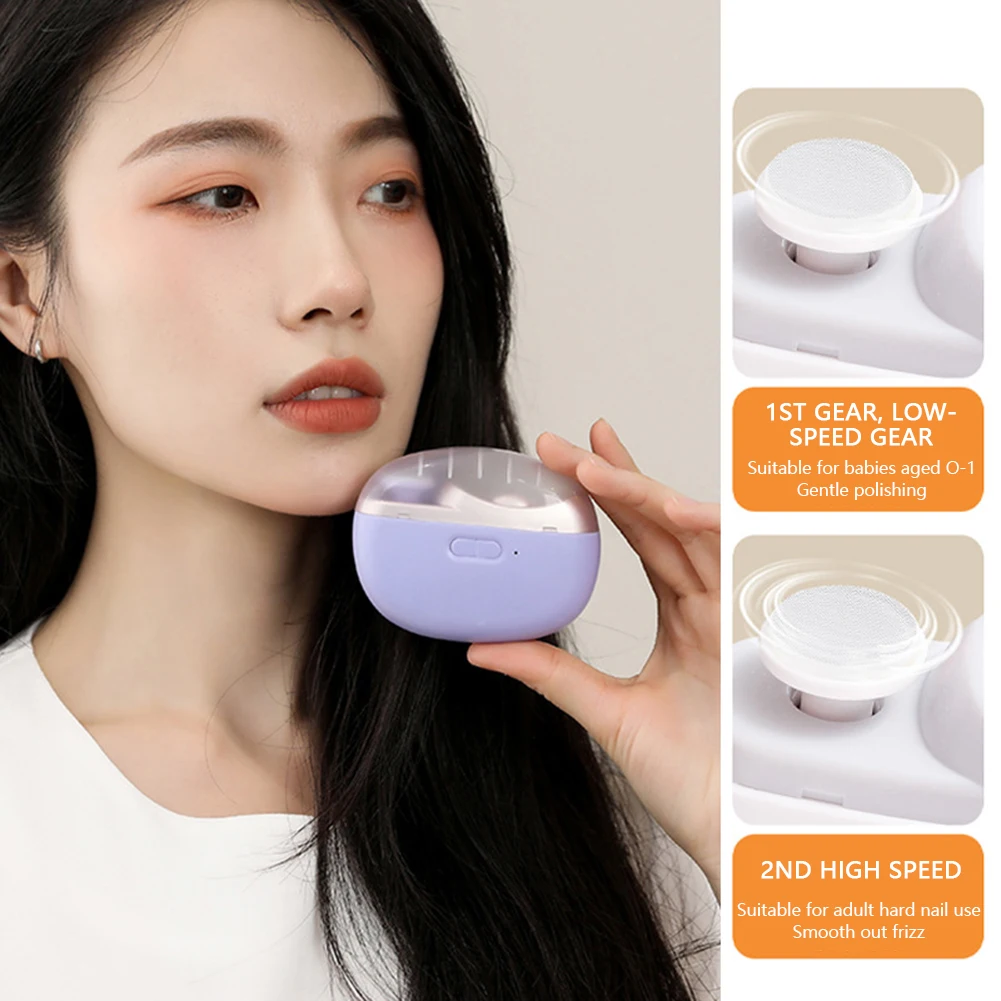 

3 in 1 Automatic Electric Nail Clipper Comfort Mini Portable Finger Nail Tools Comfort Grip with Polishing Present Great Idea