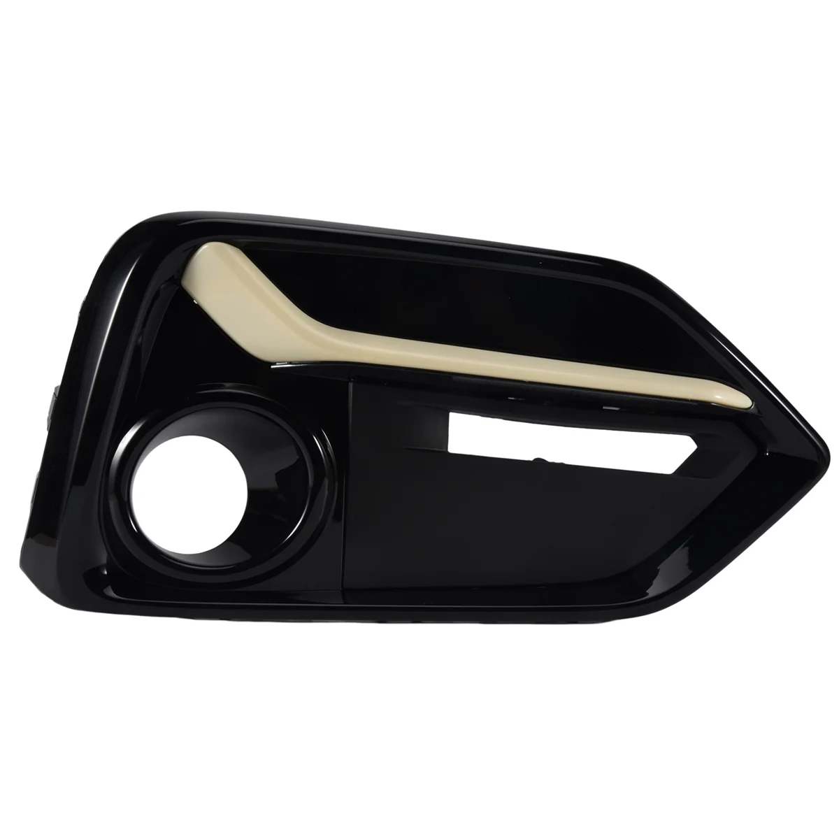 

1PCS Right Front Bumper Fog Light Cover Trim Headlights Covers Frame Hole for Honda Civic Type R 2017-2021