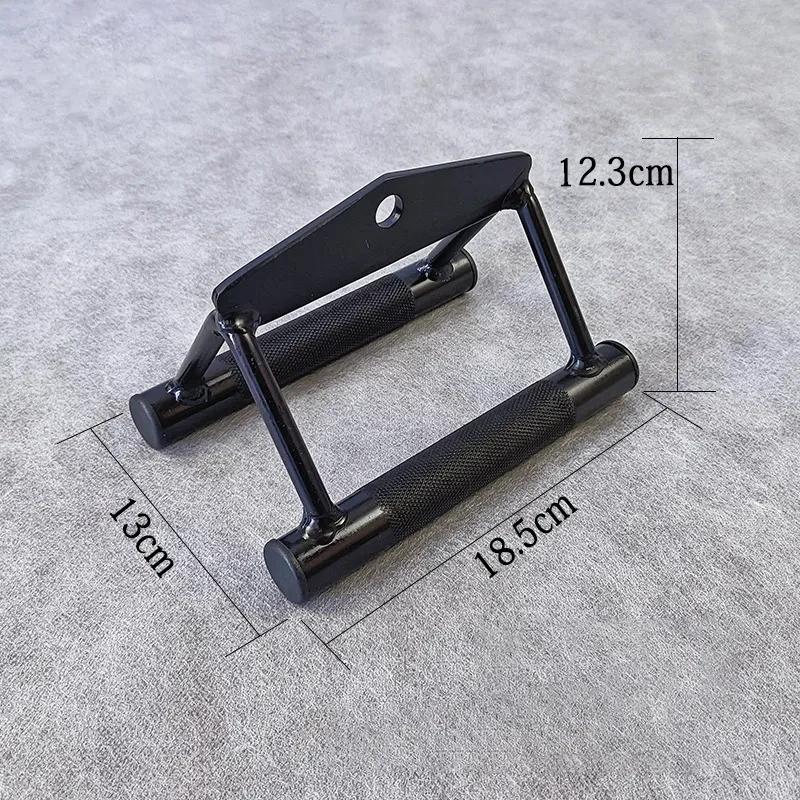Fitness LAT Pull Down Handle V-Shaped Rotating Home Gym Pulley Cable Rowing Machine Accessories Weight Lifting Workout Handle