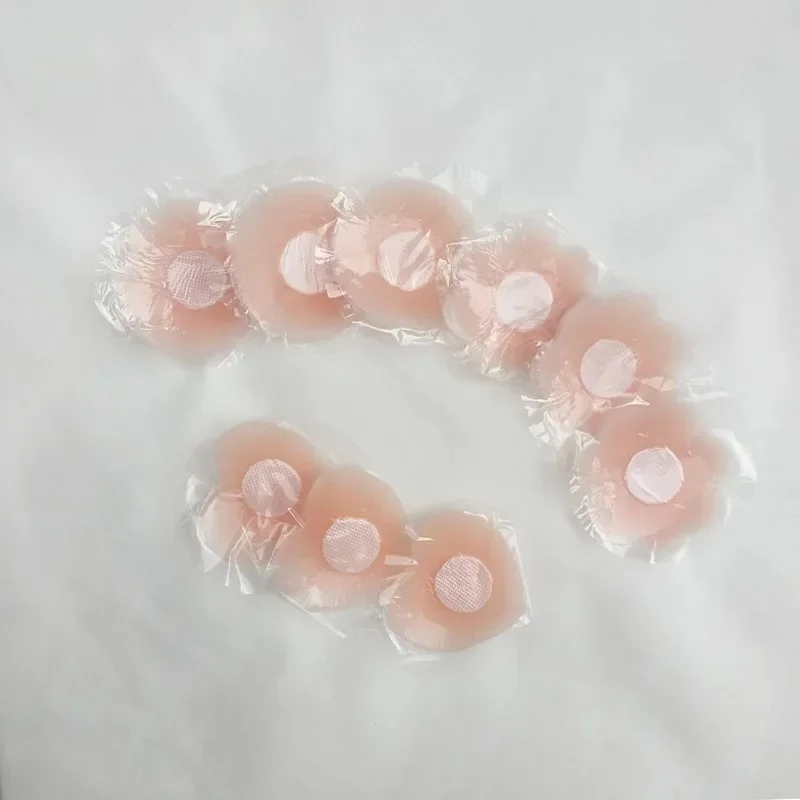 5 Pair Women Nipple Cover Reusable Petal Adhesive Nipple Covers Charm Boob Tape Silicone Breast Sticker Woman Accesoires