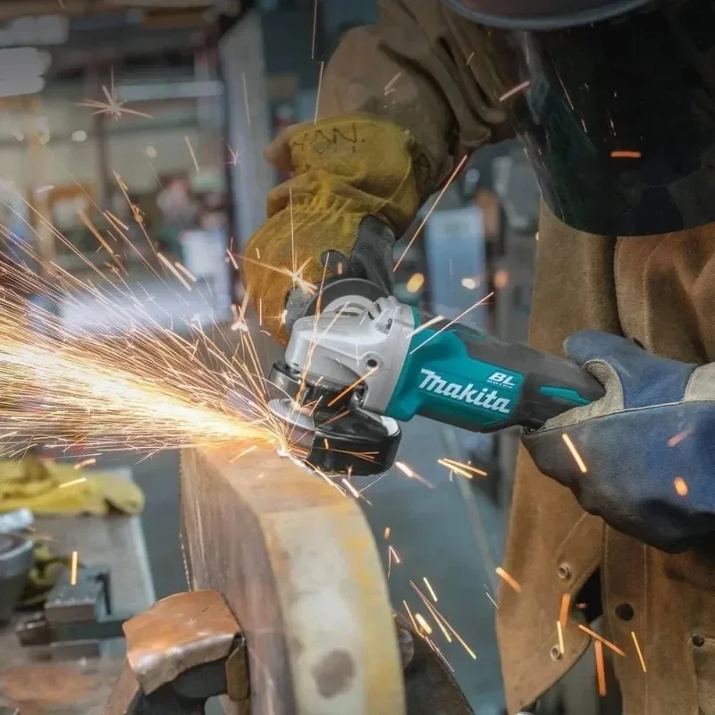 Makita DGA404 18V Cordless Angle Grinder 10000 RPM Power Tool For Cutting Rebar For Garden Trellis And Outdoor Metal