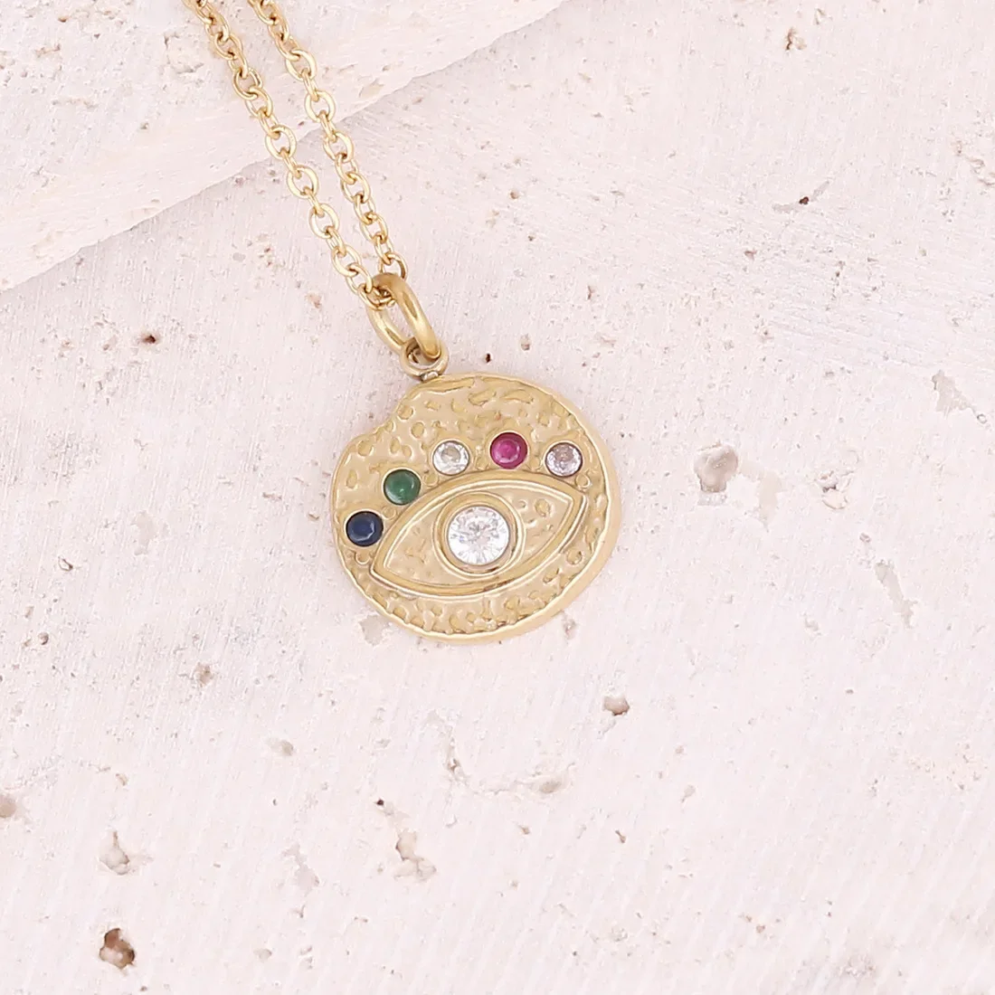 Star Pendant Necklace Bohemian 14K Gold Plated Chain Necklaces Luxury Stainless Steel Necklace for Women Trend 2022 Jewelry