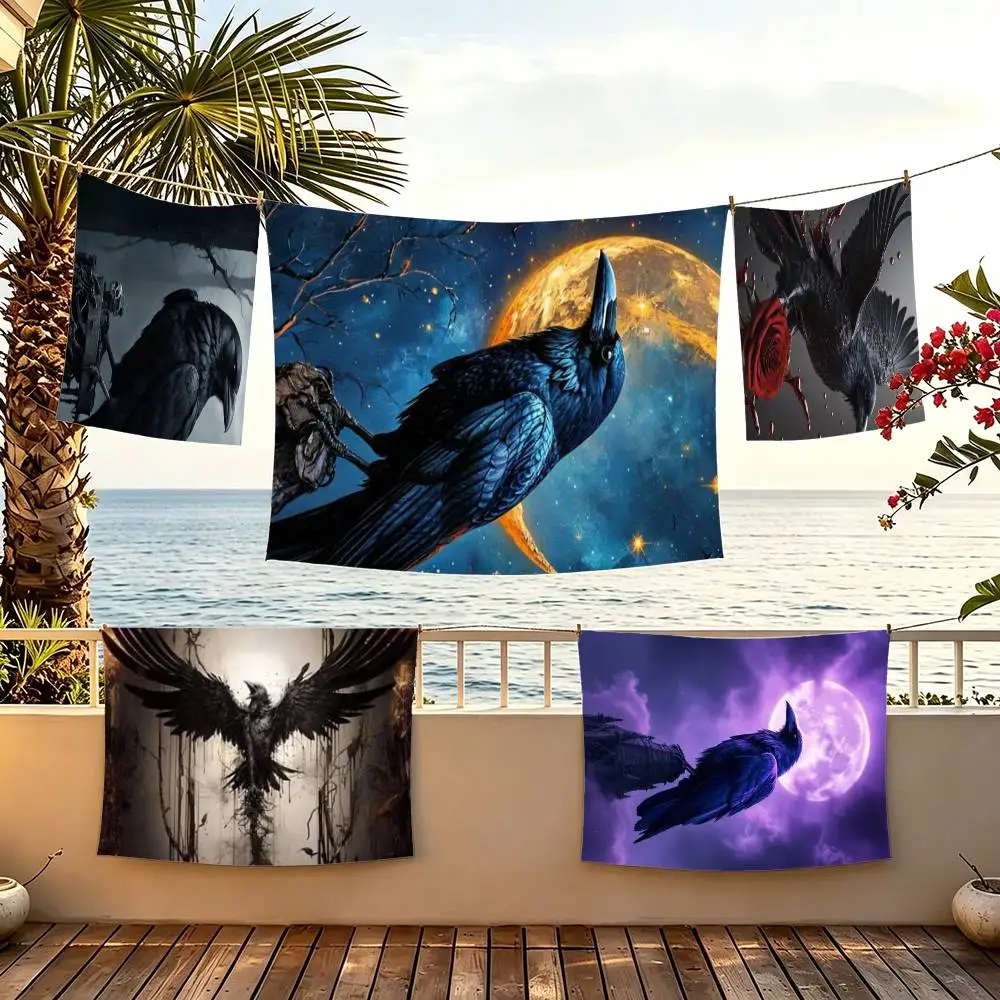 Magic C-Crow flag For Camping Party Picnic Studio Booth Background Wall Interior Decoration Banner