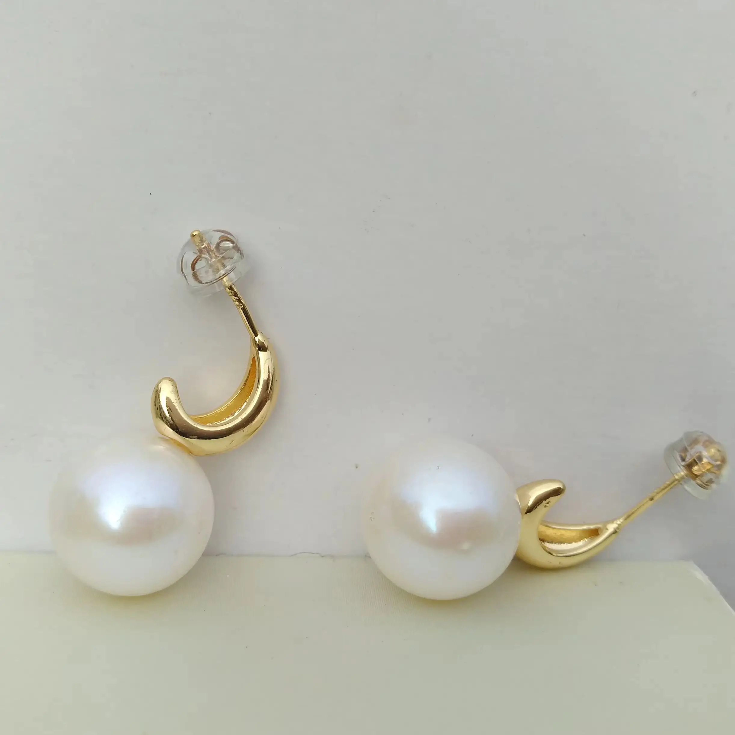 Gift Box Hot Huge Aaaa++++ 10-11mm 9-10mm Gorgeous Seawater White Round Pearl Earring 925s