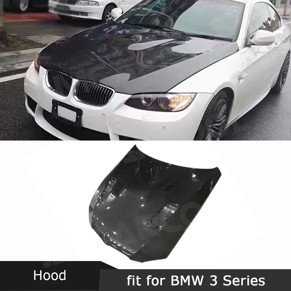 

Carbon Fiber Front Bumper Engine Hood Cover for BMW 3 Series E92 M3 2006-2012 Bonnet Vent Cover FRP Car Body Kits Accessories