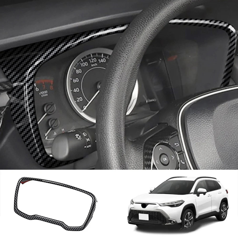 Car Dashboard Decoration Frame Dashboard Trim Frame Cover for Toyota Corolla CROSS 2020 Right-Hand