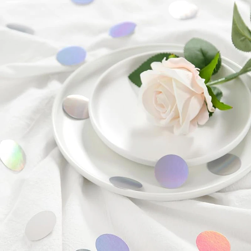 100 Stück schillernde Disco-Party-Dekorationen, Konfetti, Hochzeit, Geburtstag, Bachelorette, Baby, Brautparty, Verlobung, Valentinstag-Dekoration – Detail 3