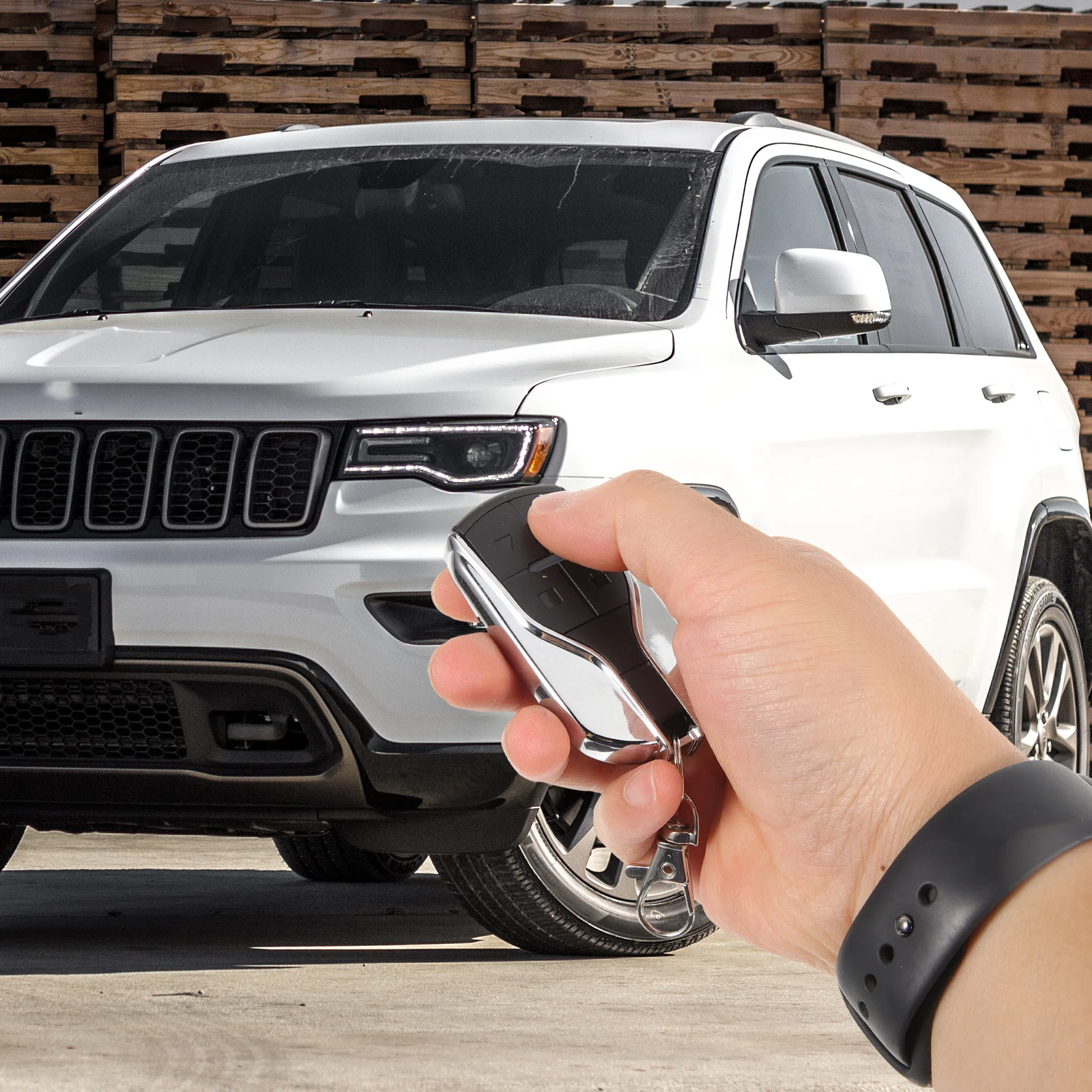 Gate Remote Control 4 Button Universal Garage Door Opener Remote Copy Fixed Code for Electric Door Access