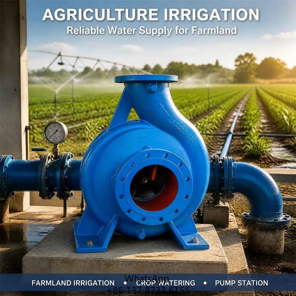 DEPUMP Horizontal Single Stage Centrifugal End Suction Pump Diesel Irrigation Pump Price 16hp Water Irrigation Pump