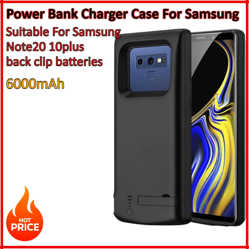 

6000mAh Battery Charger Case For Samsung Galaxy Note 20 Ultra Battery Case Power Cases Note 20 10 plus Power Bank Charging Cover