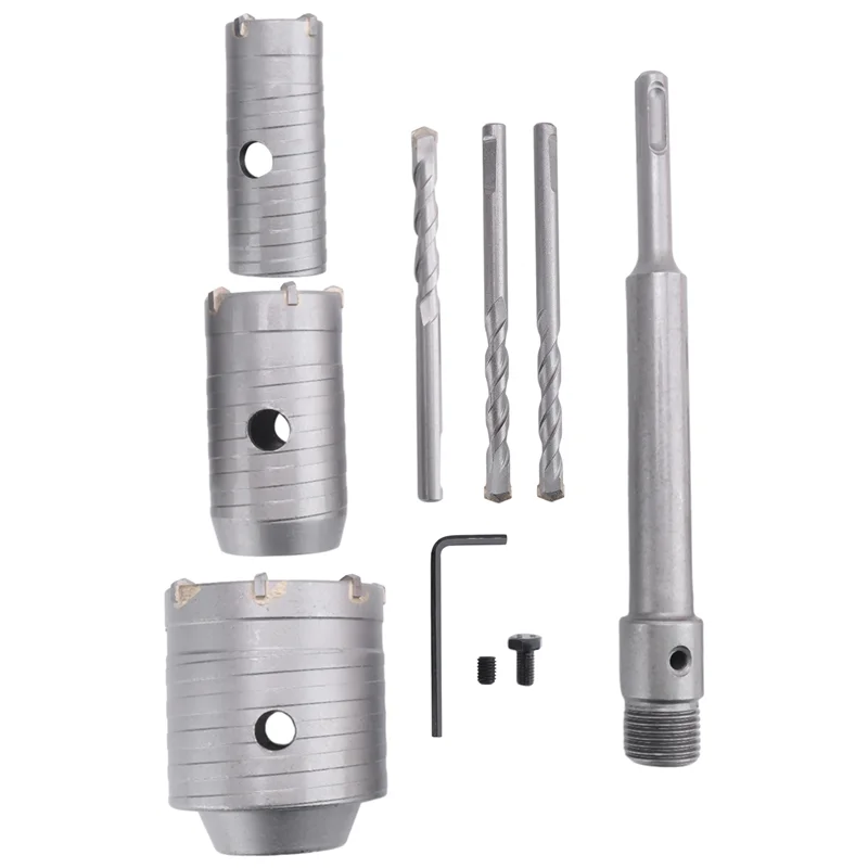 

ABUF-SDS Plus Electric Drill Bit Wall Hole Opener Suit Hollow Brick Wall Concrete Air Conditioning Water Pipe Hole Driller