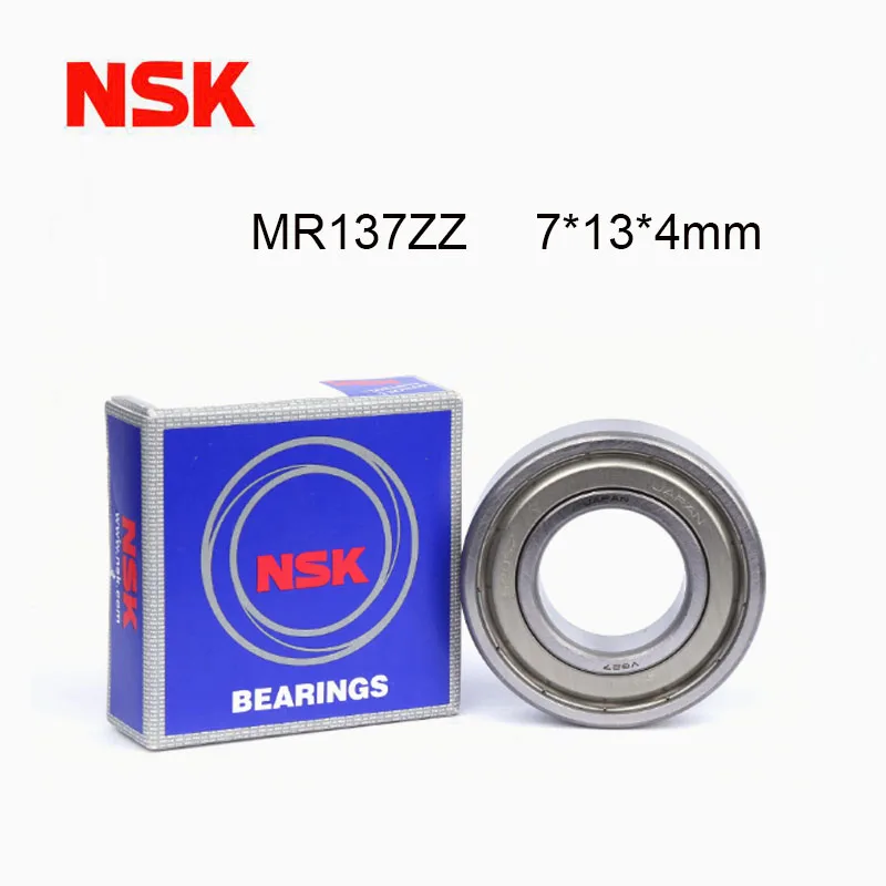 

Японский подшипник NSK MR137ZZ 7*13*4 (мм) 5/10 шт. подшипник ABEC-5 высокоскоростной металлический герметичный миниатюрный мини-подшипник MR137 MR137ZZ