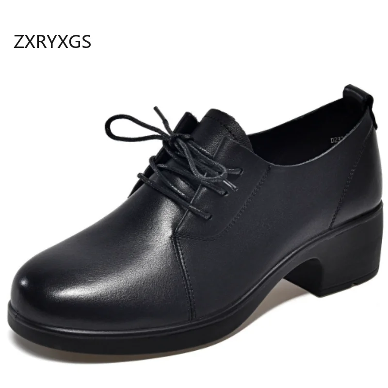 zxryxgs-2026-new-top-cowhide-round-toe-lace-up-women-genuine-leather-shoes-thick-mid-heels-elegant-comfortable-black-shoes-tide