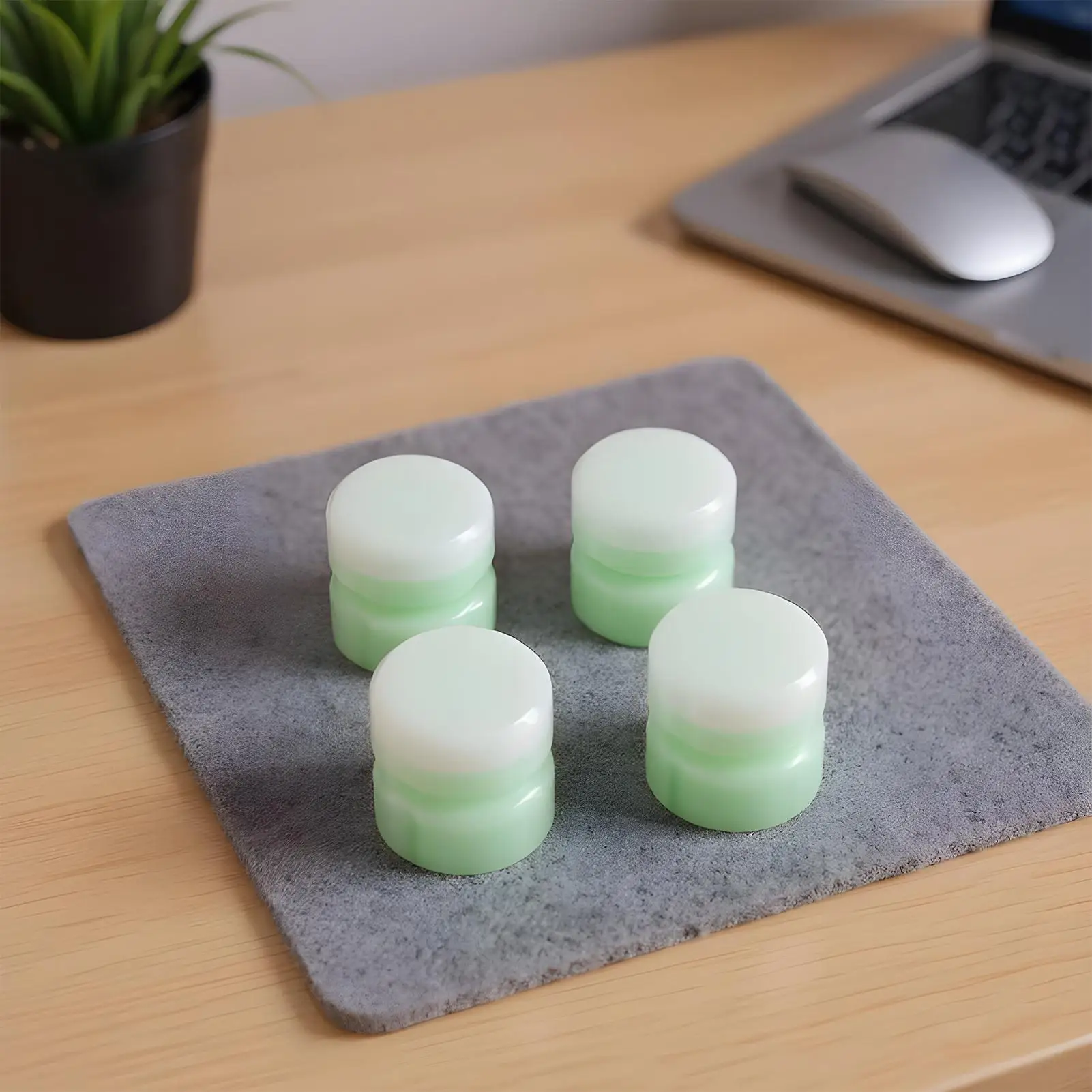 قبعات جذع صمام الإطارات 4 قطع يتوهج في غطاء داكن أداة الإطارات قبعات الهواء للسيارات مركبة ليلة في الهواء الطلق المرآب الرياضة عجلة