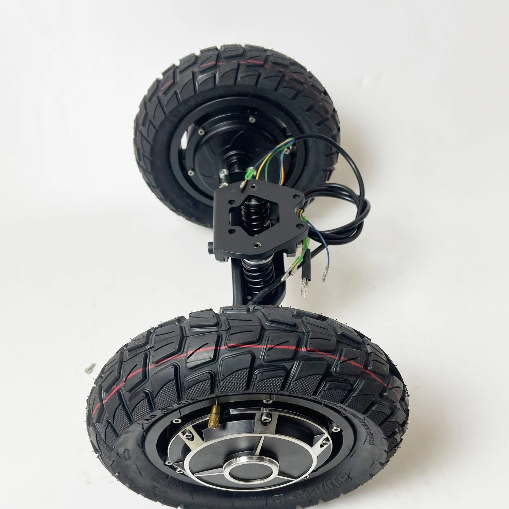 Dual Drive Rear Axle Motor Wheel Kit Electric Skateboard Transport Robot High Torque 24V 36V 48V 500W 1000W 10 inch