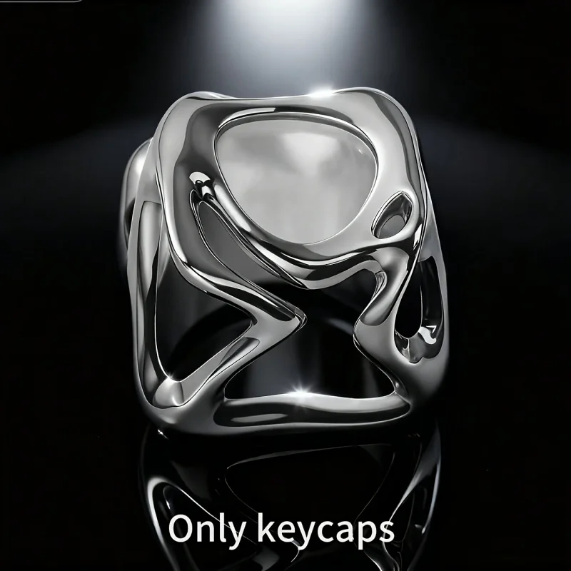 

【One key】Клавиатурные колпачки из жидкого металла с гальваническим покрытием, процесс гальванической обработки, материал ABS, совместимый с различными интерфейсами|