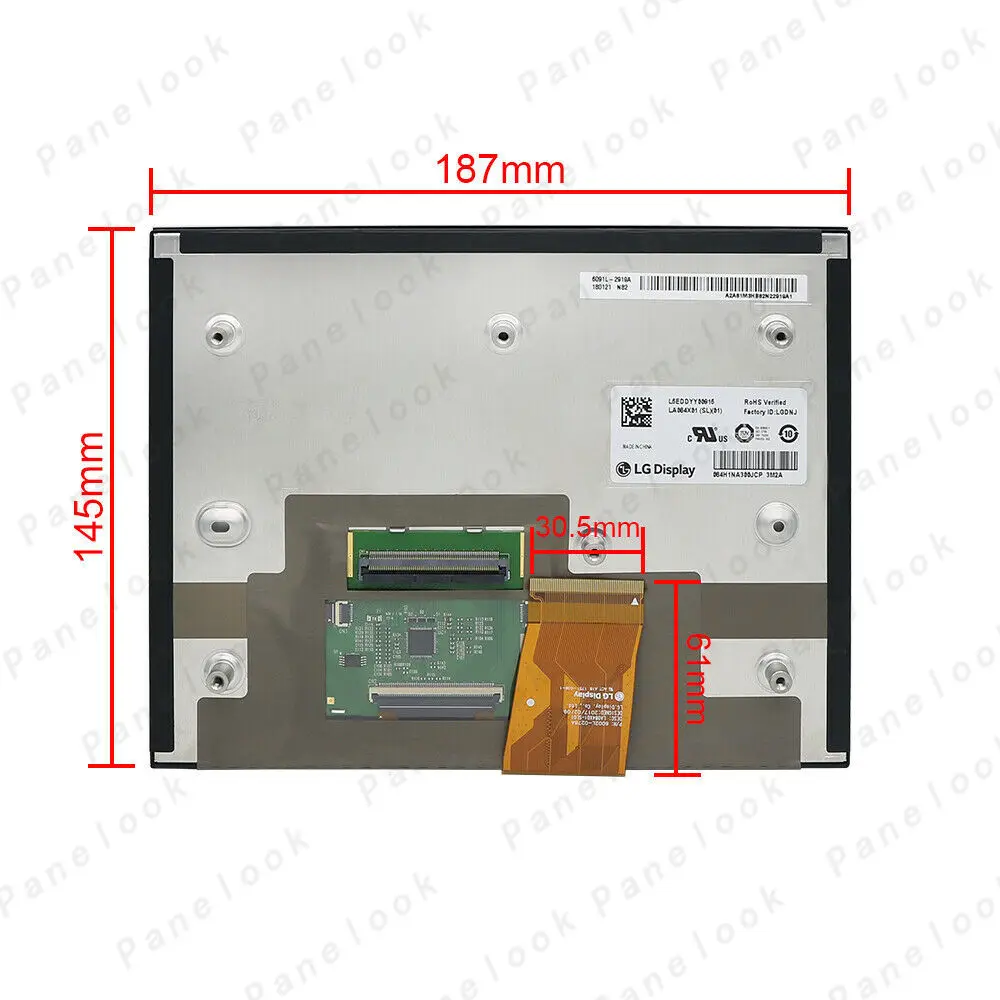 LA084X01-SL01 LA084X01-SL02 LA084X01 SL02 SL01 Touch Screen LCD 8.4 Uconnect Radio Navigation 17-21 RAM DODGE JEEP CHRYSLER