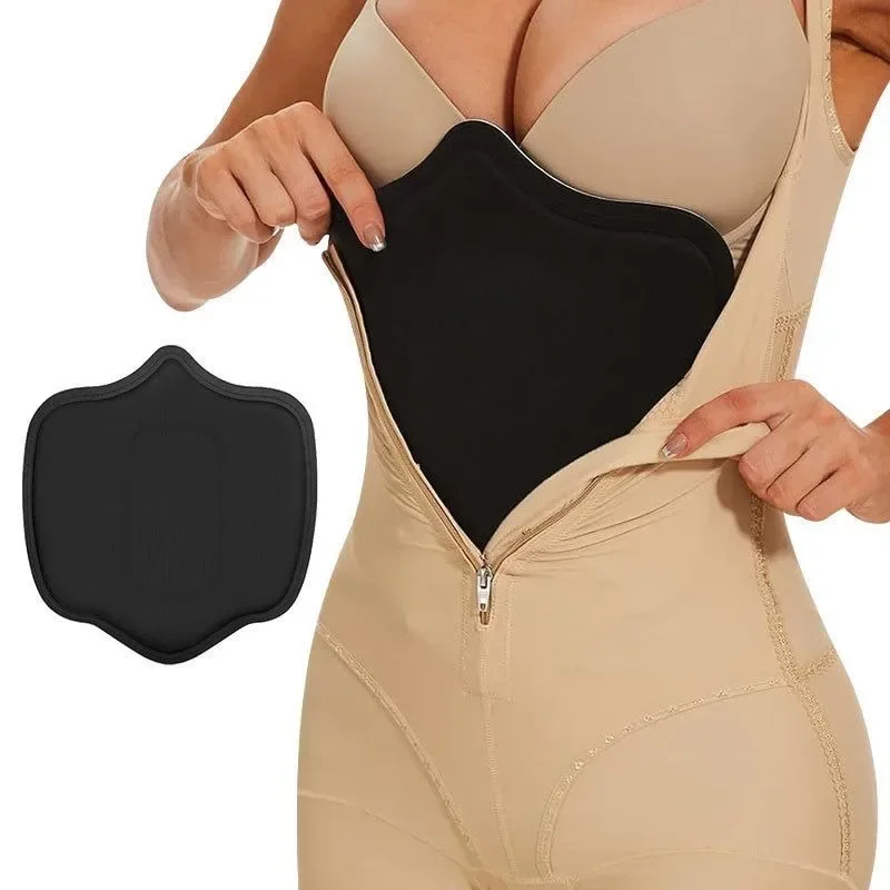 After EVA Liposuction The Waist and Abdomen Were Repaired Shaped and Fixed Compression Foam Plate Was Shaped and Reduced Fat