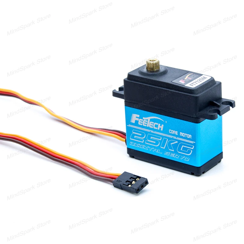 Serwo cyfrowe 25KG z stalowymi zębatkami, silnik z rdzeniem żelaznym, serwa o niewolnym kącie 180 stopni do Arduino DIY, samochodów RC, robotów, dronów, zabawek.