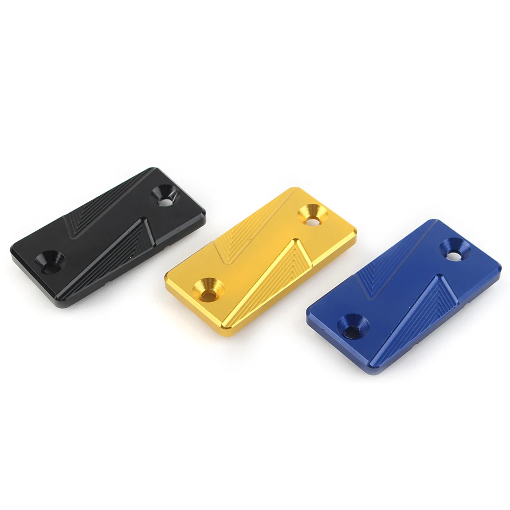 Black/Blue/Gold Motorbike Aluminum Brake Reservoir Fluid Cover Cap For DRZ400S DRZ400SM 2000-2015