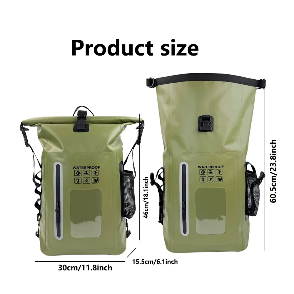 25L Waterproof Dry Bag Backpac - Fishing Bag Waterproof recension och pris