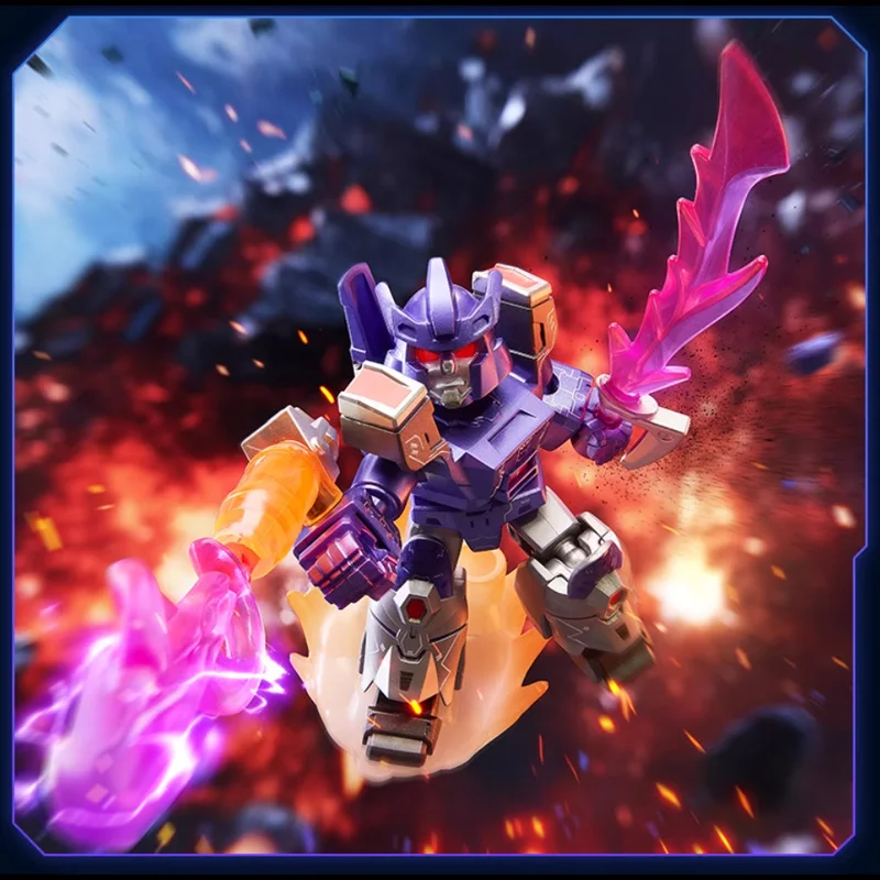 Blokee Transformation Defender V5 Mini OP Jetfire Skyfire Galvatron Blind Box Action Figures Assembly Model Kit Toy Onslaught view 2