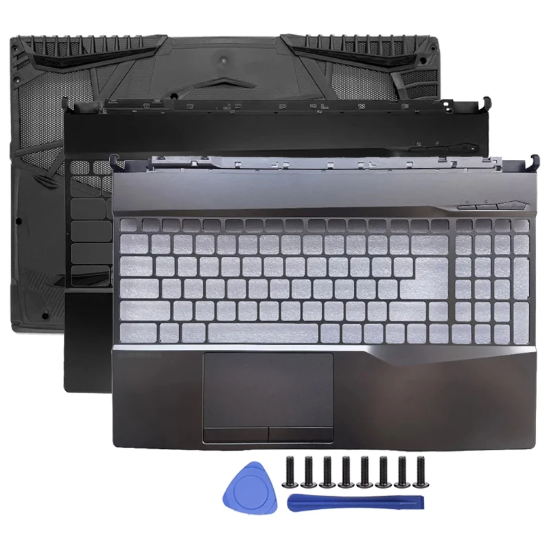 

НОВЫЙ чехол для ноутбука MSI GL65 GP65 MS-16U1 16U2 16U4 16U5 16U7, упор для рук, верхний корпус/нижний корпус, аксессуары для ноутбука