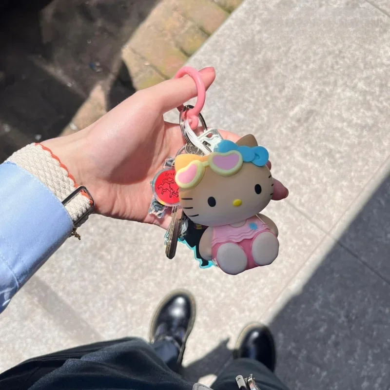 Cute Cartoon Sunscreen Tanning And Color Changing Pendant Keychain Handbag Pendant Gift For Girlfriend view 5