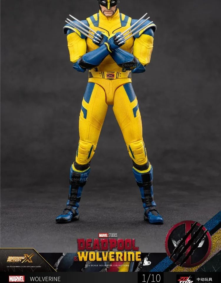 ZD Toys film 1:10 Deadpool & Wolverine Action figures Deadpool Boxed Wolverine Collection Adult Action Figures
