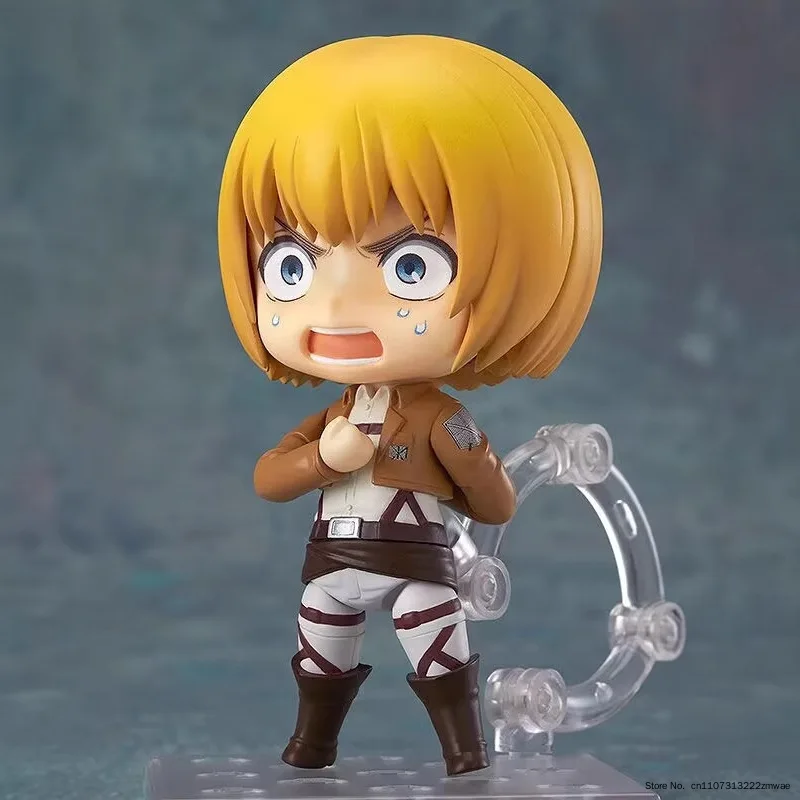 435 Attack On Titan Armin Arlert Articulated Replaceable Face Pvc Figure Box Packed Desktop Display Ornament Collectible Model view 2