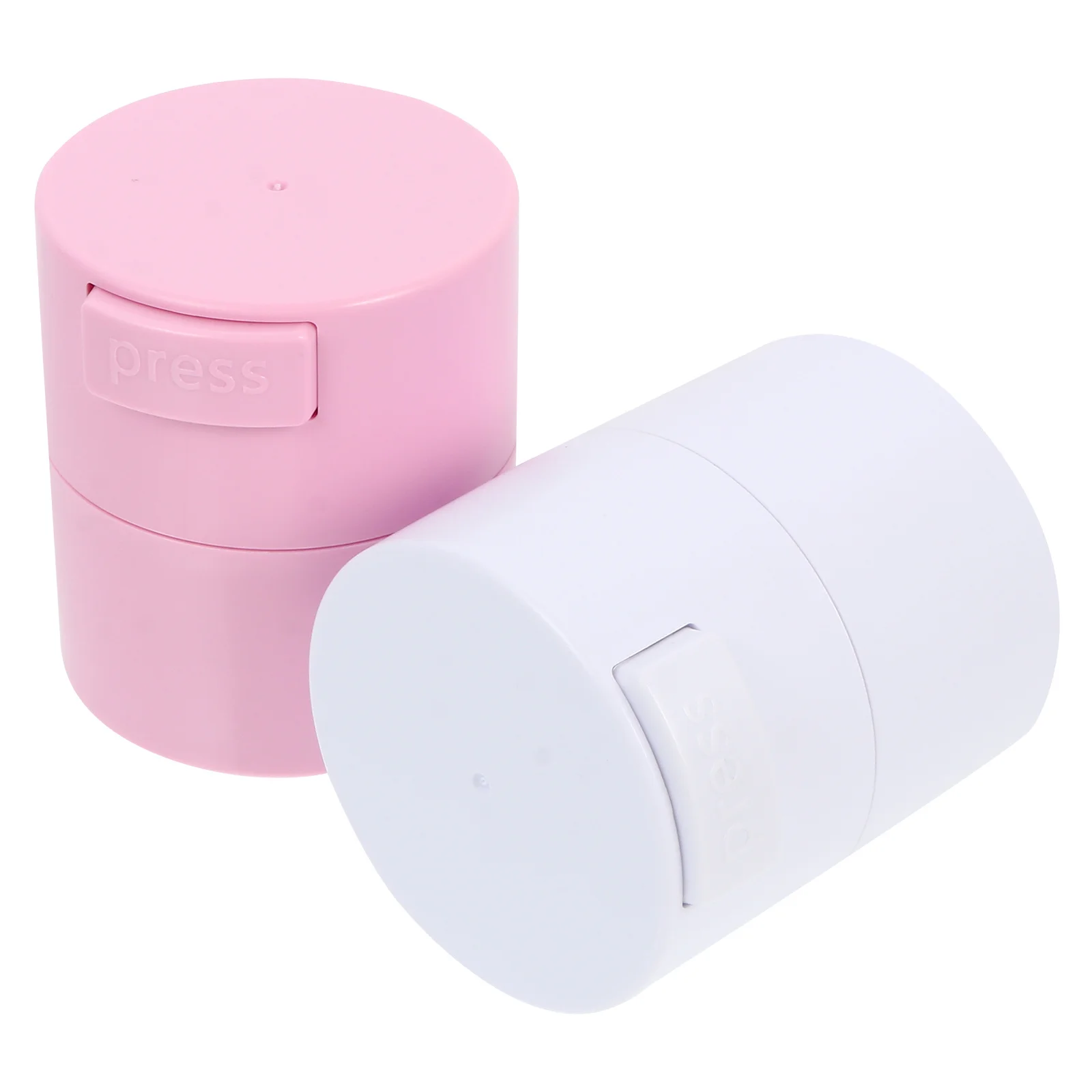 2 قطعة صندوق تخزين غراء الرموش من البلاستيك الممتاز المقاوم للماء للحفاظ على المدى الطويل، تمديد محمول بسعة كبيرة #6