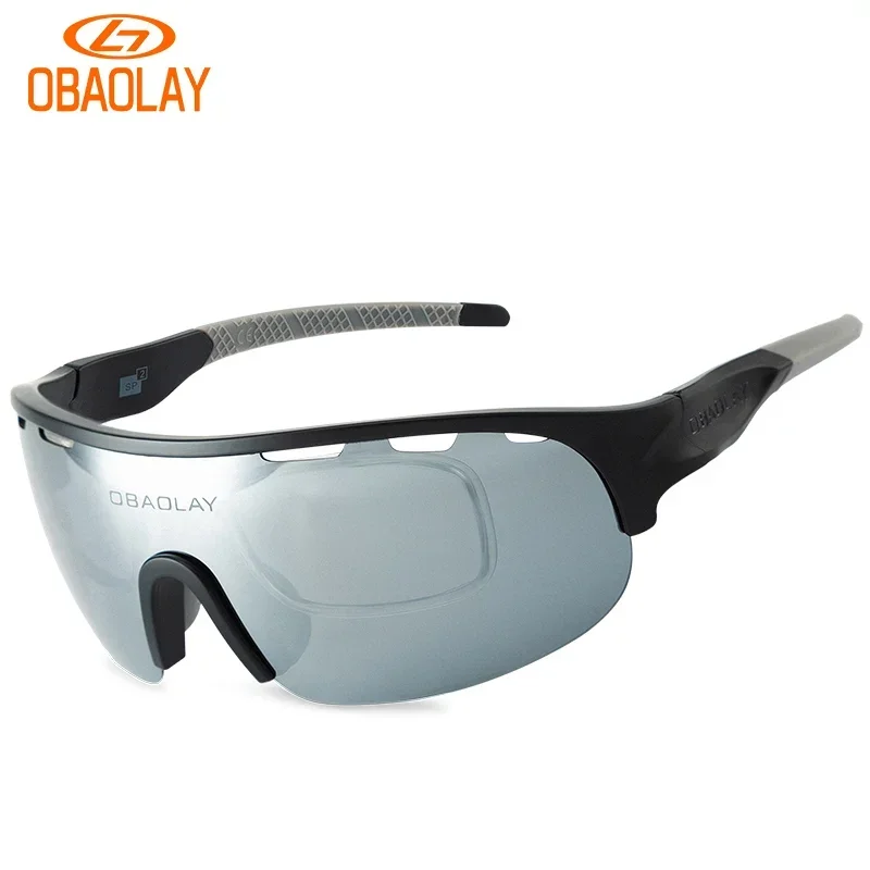 OBAOLAY Sunglasses for Men Bicycle Cycling Glasses Sun Glasses Ladies Custom Glasses Men Outdoor Sports Riding Sunglasses