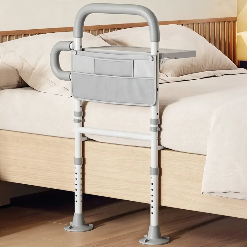Elderly Bedside Assist Handle Non Slip Safety Rail for Seniors Mobility Support Bathroom Grab Bar No Drilling Installation