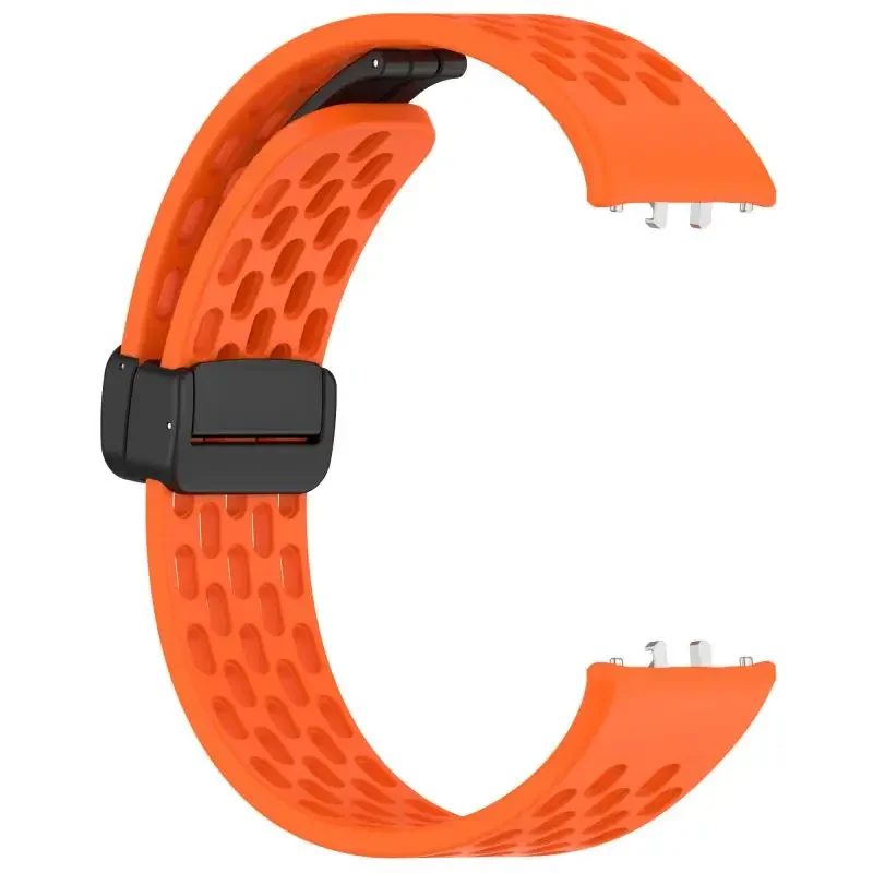 Magnetische Schnalle Mesh Silikon Armband Für Samsung Fit 3 Sport Atmungsaktive Uhr Band Für Samsung Galaxy Fit 3 Ersatz Armband – Detail 15
