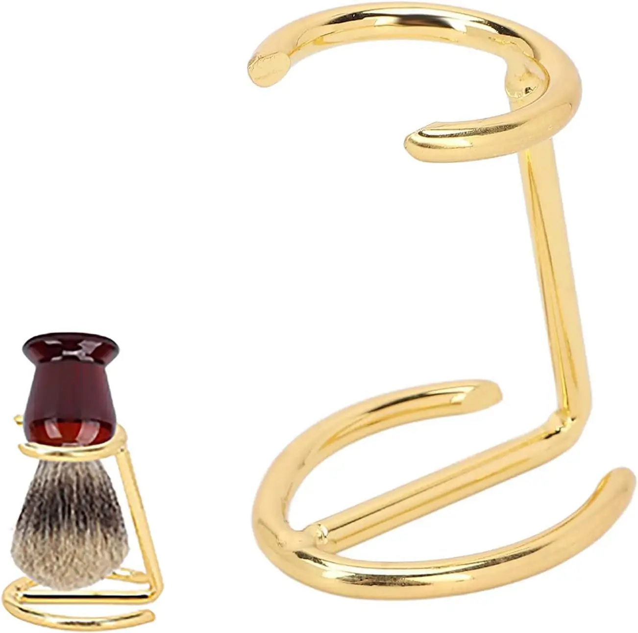 

Brush Holder, Shaving Stand Shaving Razor and Brush Stand Christmas Men's Gift for Safety Razor Stand Place manual shaving foam