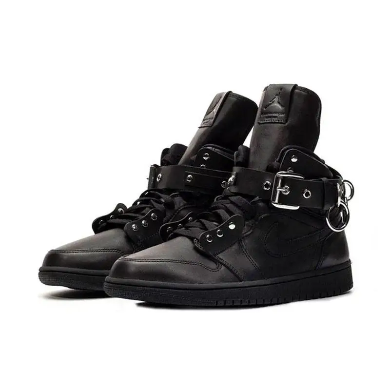 Nike Jordan 1 Retro High Comme Des Garcons Black Sneakers shoes CN5738-001