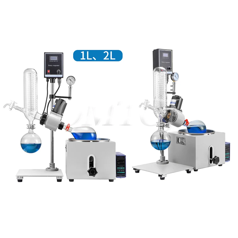 

2L Rotary Evaporator Rotavapor Lab Equipment RE201D 110/220V Suitable Industrial Production/Petroleum Industry/Food Agriculture