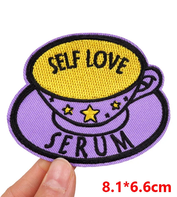Getränke flaschen/Tasse Stickerei Patch Cartoon Patch gestickte Patches auf Kleidung Bügeleisen auf Patches für Kleidung DIY Näh aufkleber – Detail 37