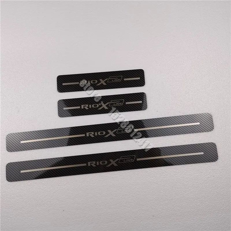 

For Kia Rio X Line X-Line 3 2017-2020 Stainless Steel Door Sill Scuff Plate/Door Sill Protector Welcome Pedal Auto Accessories