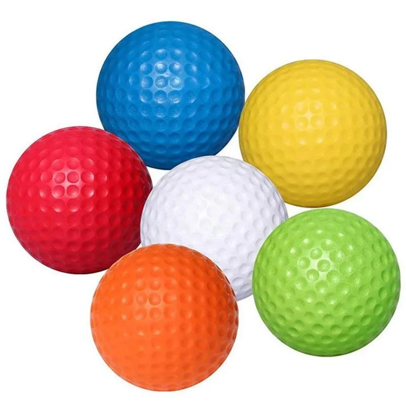 1 Pcs Golf Practice Ball Pu Soft Balls Indoor Practice Ball Sport Exercise Golf Sponge Room Foam Balls Outdoor Golf Ball