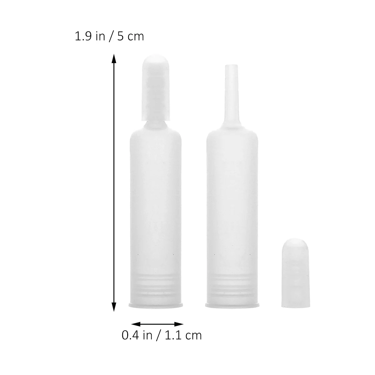 25 Stuks Druppelaar Cap Ampul Fles Deksels Plastic Hyaluronzuur Serum Flacon Cover Refill Fles Diy Accessoires Vrouwen Gift