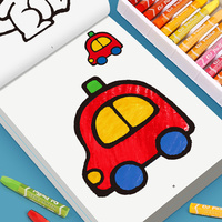 Children's Coloring Book 32 Pages of Fun Drawings 32 Patterns Animal Fruit Transportation Marine Animal Theme Enlightenment Book