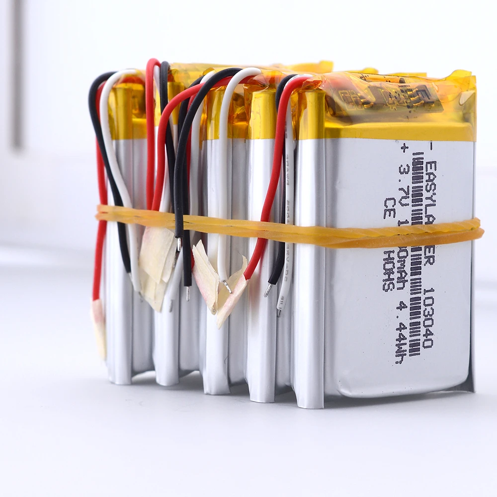 3 خطوط 3.7 فولت 800 مللي أمبير 603040 بطارية ليثيوم ليبو ليثيوم أيون بوليمر 303040 403040 503040 703040 803040 103040 123040