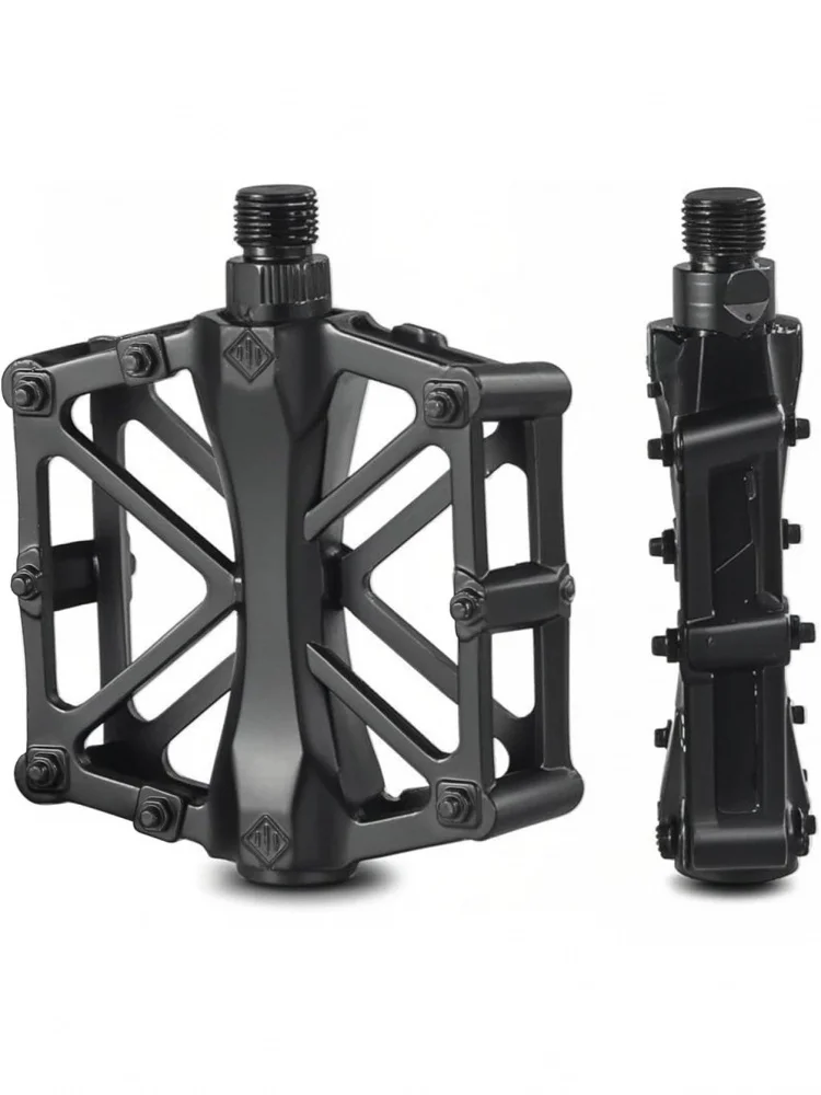 AliExpress NONE 9/16 Inch Aluminum Bike Pedals Lightweight Sealed Bearing MTB Pedals Compatible With Ridstar Q20 E-Bike 2PCS