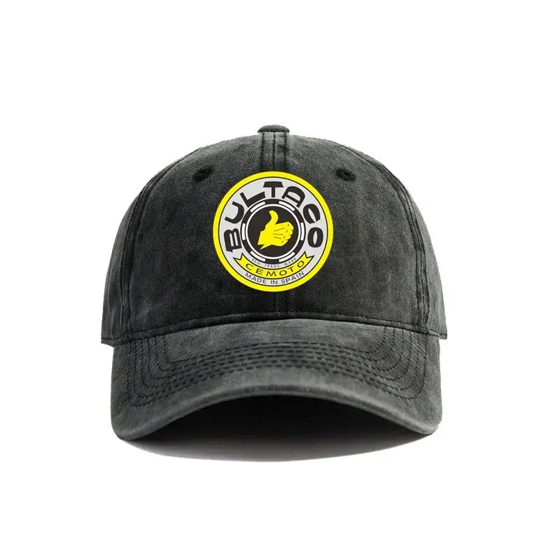 

Bultaco Cemoto Motorcycles Baseball Caps Distressed Hats Cap Men Women Retro Outdoor Summer Adjustable Bultaco Hats