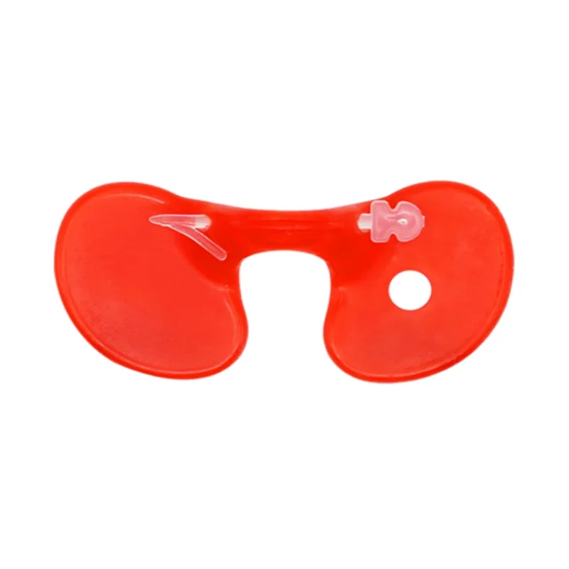 1000pcs x Medium Adapt to 0.5-2.25kg Creative Chicken Glasses Eyes Mask Blinder with Hole Protector Avoid Hen Pecking Plastic