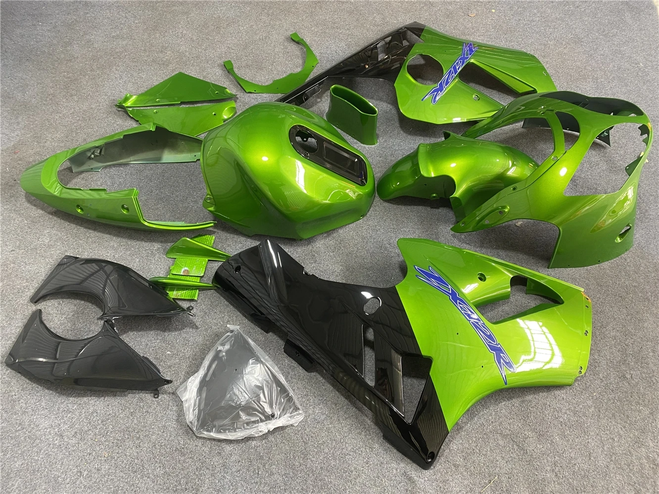 Motorcycle Fairing Kit Suitable for Kawasaki ZX-12R 00-01 Year ZZR1200 12R 2000 2001 Fairing Pearl Green Black Blue